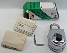Sargent Greenleaf 8077A  Combination Padlock Lock w/ Change Key Factory ... - $58.53