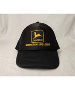 Vintage John Deere Nothing Runs Like A Deer Black Nissan Snapback Trucke... - $28.71