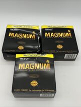 Trojan Magnum Large Lube Latex Condoms - 3boxes, 36Ea Pk EXP 2029 damage... - $25.73