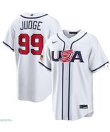 Aaron Judge #99 USA World Baseball Classic Men's Replica Jersey - All St... - $49.99