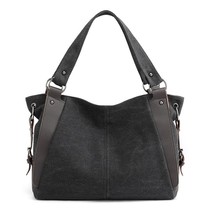 2022  Women Canvas Handbag Female Shoulder Bags Designer Messenger Tote Bags Lad - £41.32 GBP