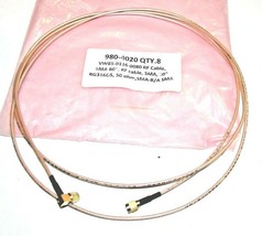 Ixia 980-4020 Rf Cable VW85-0316-0080 Sma, 80" RG316DS, 50 Ohm SMA-R/A Sma - $60.76