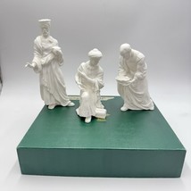 Lenox The Nativity White Bisque Porcelain 3 Wisemen Figurines 8” Box The... - $99.00