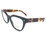 Prada Eyeglasses Frames VPR 21S TFM-1O1 Navy Blue Brown Purple Striped 5... - $111.99