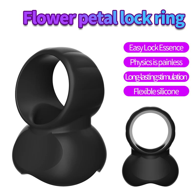 Play Liquid silicone egg lock ring Couple shock delay ring Egg lock ring Toy pro - £23.25 GBP