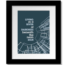 You Belong to the City, Glenn Frey - Song Lyric Music Art Print Canvas o... - $19.00+