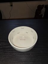 Teacup's Diner Ceramic Kitty Cat Dish "Meow" Food Water Bowl ADORABLE - $21.95