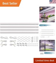 Premium 40W Indoor Plant Grow Lights - Easy Install 4-Pack with Switch C... - $60.00