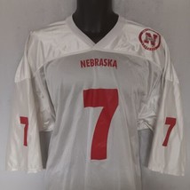 IZAW Nebraska Cornhuskers Jersey XL White #7 Vtg 90&#39;s In-Zone Athletic Wear - £20.46 GBP