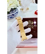 CUSTOM 24K Gold Plated 44 45 46 49MM Links Band Magnetic Buckle New Design - $665.27 CAD