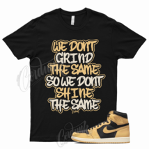 GRIND T Shirt for J1 1 High OG Heirloom Vachetta Tan Black Sail Yellow Sun - £18.23 GBP+