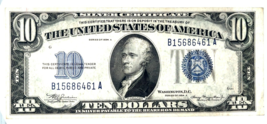Série De 1934-A US Argent Certificat Note Fr #1702 Fin État - $52.45
