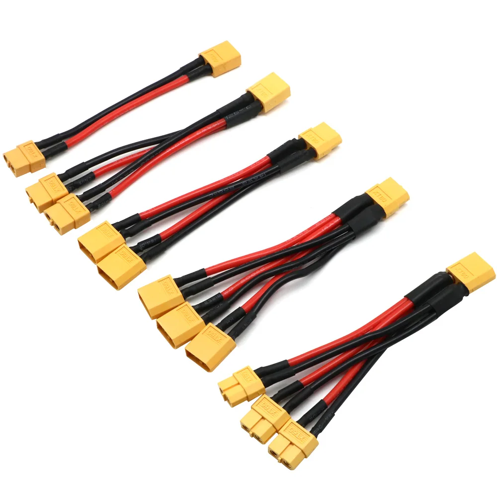 XT60 Parallel Battery Connector Male/Female Cable Dual Extension Y Splitte - $9.21+