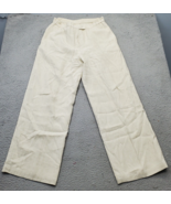 J. Jill Pants Women&#39;s 12 Multi Linen Wide Leg Slash Pocket Light Wash Lo... - $517.33 MXN