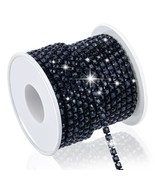 10 Yards 4Mm Crystal Rhinestone Chain Trim For Sewing Crocs Shoes, Ss16 ... - £25.15 GBP
