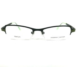 Prodesign denmark Eyeglasses Frames 1348 C.6031 49/17 Black Green 49-17-135 - £55.75 GBP