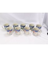 Thomson Pottery Snowman Christmas Mugs Lot of 9 Xmas - €19,34 EUR
