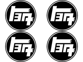 Toyota TEQ 1949-1989 Japan #4  - Set of 4 Metal Stickers for Wheel Center Caps  - $24.90+