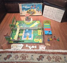Vintage 1960s Disney Mickey Mouse Follow the Leader Game Milton Bradley - $21.95