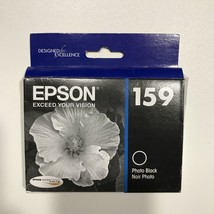 GENUINE Epson 159 Photo Black Ink Cartridge New &amp; Sealed 06 / 2023 - $15.83