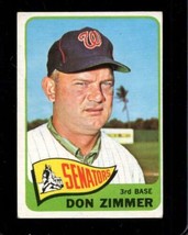 1965 Topps #233 Don Zimmer Vg Senators *X103240 - £1.73 GBP