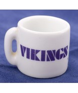 NFL Miniature Coffee Mug Minnesota Vikings Fan Collectible Ornament Vintage - £4.50 GBP
