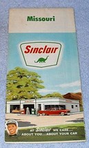 Vintage Sinclair Oil Co Missouri Road Map 1963 - £5.48 GBP