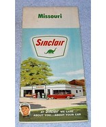 Vintage Sinclair Oil Co Missouri Road Map 1963 - $9.53 CAD