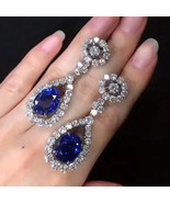 Bling Bling Cubic Zirconia Modern Women&#39;s Dangle Earrings - $20.37 CAD