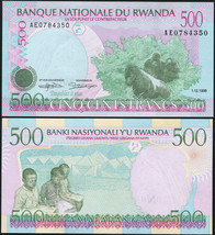 Rwanda. Banknote 500 francs. 1998. Unc. Paper. Cat# P.26b - £3.79 GBP