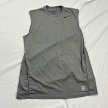 Nike Mens Tank Top Gray Dri-Fit Technology Sleeveless XL - £14.01 GBP