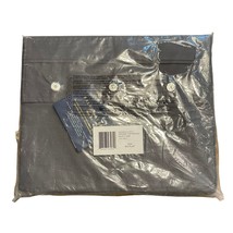 Ralph Lauren Percale Organic Cotton Flat Sheet Loft Gray KING Size NWT - $98.99