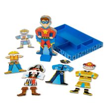 Melissa &amp; Doug Joey Magnetic Wooden Dress-Up Pretend Play Set (25+ pcs) for Todd - £8.17 GBP