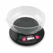 Truweigh Vortexx Digital Bowl Scale - (5000G X 1G - Black) - Digital Kitchen - £26.37 GBP