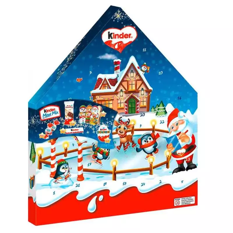 Kinder Chocolate MAXI MIX Advent calendar CHRISTMAS 2024 countdown 1ct. - £63.31 GBP