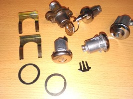 59 Chevy Lock Kit Ignition Glove Trunk Short Door Cylinders OEM Octagon ... - $88.94