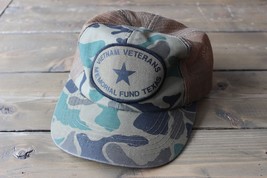 Vintage Distressed Vietnam Veterans Memorial Snapback Hat - £7.57 GBP