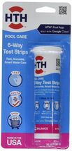 HTH Pool Care 6-Way Test Strips, Swimming Pool Water Chemical Tester, 30... - $19.95