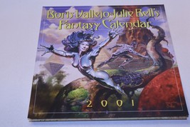 Boris Vallejo &amp; Julie Bell&#39;s 2001 Fantasy Calendar - Opened and has Some... - $6.92