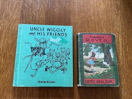 Vintage Lot Of Famous Rover Animal Stories &amp; Uncle Wiggily And His Friends Hardc - £8.30 GBP