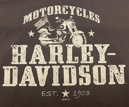 Harley-Davidson H-D T-Shirt Casual 2022 Dodge City Kansas KS 100% Cotton 4XL - £25.66 GBP