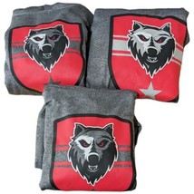 Kids Athletic Sports Hoodie Wolf Sweatshirt Youth Size Medium Gray Wolves (3) - £51.74 GBP