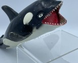 Vintage Imperial Shamu 1989 Orca Killer Whale Squeak Toy Rubber Figure - $7.08