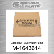 M-1643614 Gasket Kit - Aux Water Pump Made By Interstate Mcbee (New Aftermarket) - $190.26