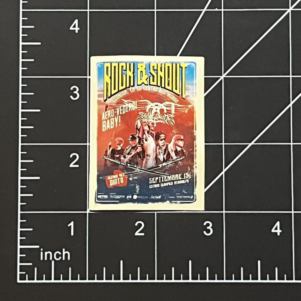 Aerosmith Aero-verderci Baby Ecuador - Vinyl Sticker Waterproof Durable Sunproof