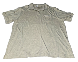 David Taylor Polo Shirt Men&#39;s XL Gray Plaid Golf Collection Short Sleeve... - £8.06 GBP