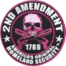 The 2nd Amendment, 1789 America&#39;s Original Homeland Security, with Pink Skull &amp;  - £7.18 GBP