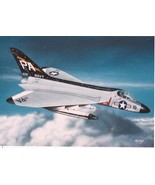 Framed 4&quot; X 6&quot; Print of a Douglas F-4D (F-6) &quot;Skyray&quot;.  Hang or display. - £10.08 GBP