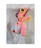 Pocket Watch Ryans World Shelldon Dinosaur Baby Pink Plush Clip On Dino ... - $9.66