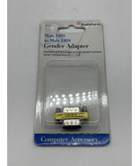 NEW Radio Shack MALE DB9 Computer Gender Adapter Male DB9 to Male DB9  - $4.90
